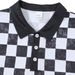 Men's Casual V-Neck Polo Shirt With Chest Pocket - Plaid Stitching Detail | Breathable All-Purpose T-Shirt For Daily Wear_viptrois.com