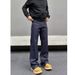 American Retro Low Rise Slim Fit Flared Jeans, Unisex, Versatile Slim Fit Denim Pants_viptrois.com