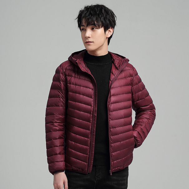 Ultra-Lightweight Men's Short Down Jacket With 90% White Duck Down, Windproof & Warm Casual Coat In Multiple Colors_viptrois.com