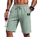 Men's Waffle Knit Shorts - Lightweight Summer Casual Drawstring Beach Shorts With Stretch, Quick-Dry & Comfort Fit For Swimming, Vacation, Lounge_viptrois.com