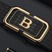 Men's Belts New Crocodile Pattern Men's Belt Genuine Leather Pure Cowhide Toothless Automatic Buckle Business All Match Casual Belt Letter Buckle_viptrois.com