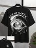 Kreatives Grafik Bedrucktes T-Shirt 2025, Sommermode, Trend, Baumwolle, Kurzärmelig, Lockeres Und Bequemes Rundhals-Top, Herrenbekleidung_viptrois.com