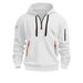 Pure Cross-Border Foreign Trade European Size Spring Autumn Hoodie With Zipper And Multiple Pockets Pullover Men's Sports_viptrois.com