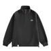 Men's Clothing heavyweight half zipper stand collar sweatshirt men's brand new oversize loose long sleeve sports all match jacket_viptrois.com
