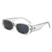 Blue Plus Square Frame Trendy Cool Portable High End Sunglasses For Men And Women Sun Protection, Anti Glare And Anti Ultraviolet_viptrois.com