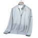 Sun protection clothing men's summer new style ice silk thin stand collar sun protection clothing jacket outdoor anti-ultraviolet skin clothing _viptrois.com