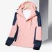 Unisex Mountain Tech Windbreaker Jacket – Water-Resistant & Breathable Outdoor Shell With Detachable Hood, All-Terrain Hiking Coat For Men & Women_viptrois.com
