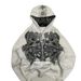 Cool Jacket 2025 New Cross In Stock Hooded Cardigan Bowknot Print Versatile Hoodie_viptrois.com