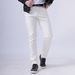 Men's Clothing Spring And Summer Thin Youth Leather Pants Men's Elastic Slim Fashion Color White Bar Net Red Leather Pants Men_viptrois.com