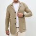 Men's Knit Blazer Cardigan – Slim Fit Long Sleeve Open Front Sweater (S-XXXL, Navy/Black/Charcoal/Khaki/Olive)_viptrois.com