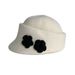Atmosphere sense, alpaca velvet knitted flower equestrian autumn and winter Korean style niche face newspaper,_viptrois.com
