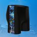 Man's clothing Swim trunks Men's oversized swimming trunks Men's printed black comfortable swimming trunks_viptrois.com