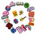 New Inspirational Letter Cute Color Shoes Flower Accessories Accessories Soft Glue Personality DIY Garden Shoes Shoe Buckle_viptrois.com
