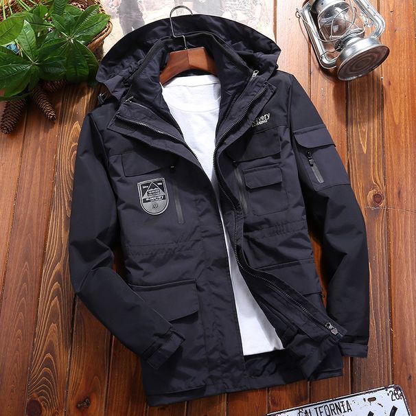 Men's Clothing long charge clothing three-in-one two-piece warm mountaineering ski clothing _viptrois.com