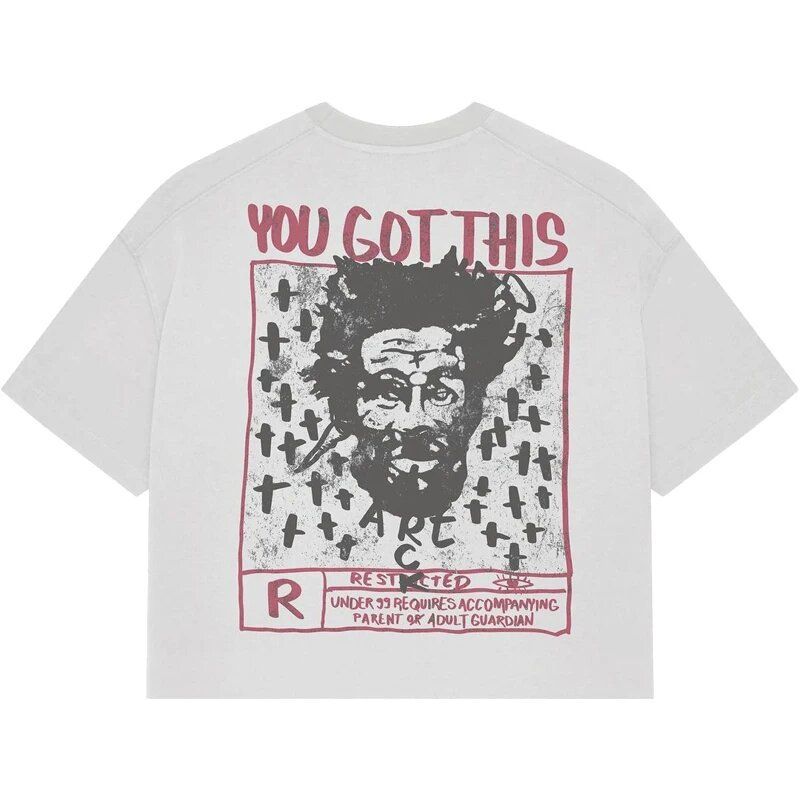 Men's Clothing T Shirts For Men And Women Retro Hip Hop Graffiti Graphics Printed Streetwear Oversized Clothes_viptrois.com