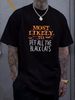 Most Likely To Halloween Pet All The Black Cats Matching T-Shirt Graphic Breathable Women Comfortable Unisex Casual Stylish Top For Everyday Wear Slightly Streetwear Designer Clothes Versatile Female Fashion Summer Print Round Neck Short Sleeve_viptrois.com