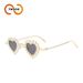 Two Circles Love Shape Diamond Sunglasses - Y2K Retro Fashion Glasses With Studded Design_viptrois.com