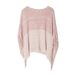 Unisex Fringe cape Spring and winter Bat sleeve sweater pullover striped cape sweater cape_viptrois.com