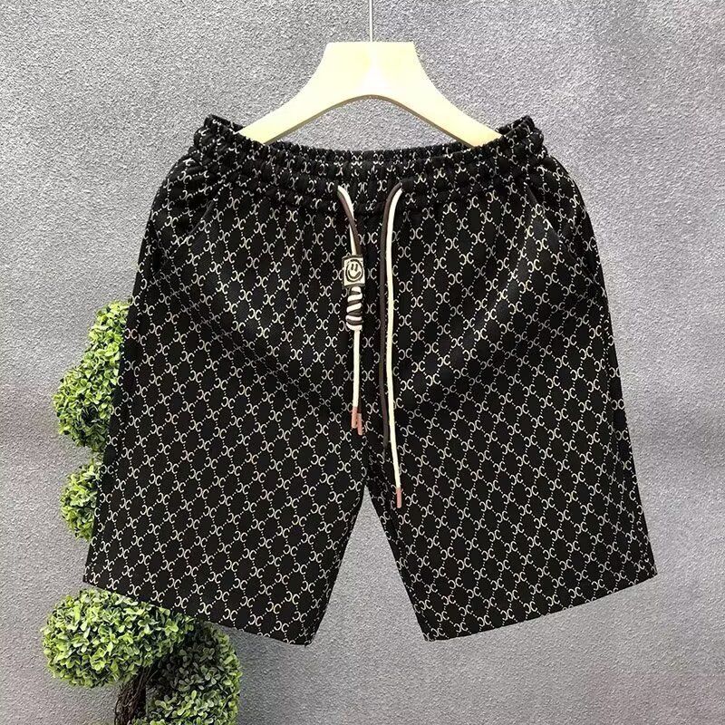 Men's Lightweight Casual Shorts, Loose Fit American Style Athletic Shorts With Versatile Wear For Teens And Adults_viptrois.com