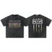 2025 Cross Border Summer Nine Inch Nails Band American Retro 300g Cotton Heavyweight Men's T Shirt Printed Short Sleeved Men_viptrois.com