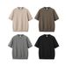 Jie Zhan Men's Clothing | Old Money Loose Knit T-Shirt 25 Autumn New Trendy Brand Warm Knitted Short Sleeve Round Neck_viptrois.com