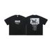 American Style Trendy Washed Vintage Letter Print Loose Short Sleeve T-Shirt Unisex Top For Autumn And Winter_viptrois.com