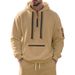 Men's Clothing Hooded Heavyweight Plus Velvet Pullover Men's Sports Casual Jacket Men_viptrois.com
