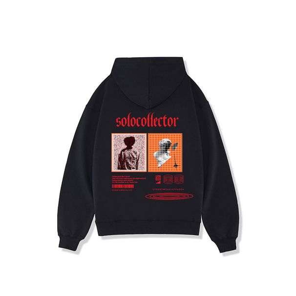 Loom 2022 Spring Autumn New Hooded Sweatshirt Fashion Versatile Stylish Loose Plus Size Men's Jacket_viptrois.com