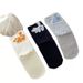 Original Cartoon Egg Cat Funny Socks Women's Tube Socks Ins Trendy Spring And Autumn Cotton Socks Cute Animal Boneless Socks_viptrois.com