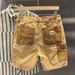 Men's Clothing Loose Straight Tube Handsome Ink Splashing High End Personality Half Length Pants Wear Resistant_viptrois.com