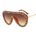 European And American Luxury Rhinestone Personality One Piece Sunglasses For Women Fashion High End INS Sunglasses Trendy Sunglasses For Men_viptrois.com