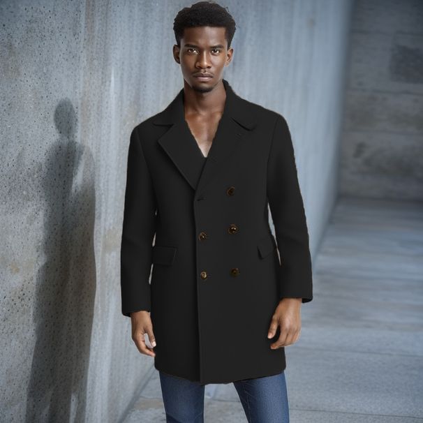 Men's Clothing New Large Size Woolen Coat Men Outdoor Coat_viptrois.com