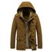 Men's clothing pure cotton mid-length trench coat washed coat_viptrois.com