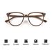Trend Ultralight Anti-blue Light Glasses Transparent Large Frame Reading Eyeglasses Sunglasses UV400 Shade Eyewear Unisex_viptrois.com