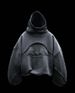 Men's Clothing Fashion Casual Street Color Stitching Letter Foam Printing Hooded Sweatshirt_viptrois.com