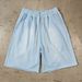 Men's Clothing Vintage Washed High Street Distressed Hem Lightweight Cotton Shorts For Men & Women – Dopamine Relaxed Fit, Spray-Dyed Colors_viptrois.com