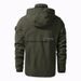 Men’s Lightweight Hooded Jacket – Waterproof Windbreaker With Multiple Pockets For Outdoor & Urban Wear_viptrois.com