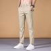Men's Summer Thin Slim Fit Straight Casual Business Trousers Ice Silk Loose Quick-Dry Sports Long Pants_viptrois.com
