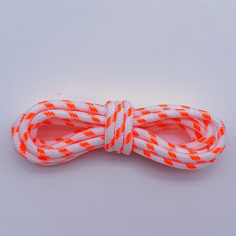 Shoelaces New Printed Colorful Round Oblique Dot Shoelaces L Round Head White Shoes Sports Thickened Shoelaces_viptrois.com