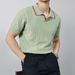 Summer Men's Breathable Polo Shirt – Lightweight & Color-Blocked Knit Top (M-3XL, Moisture-Wicking, Relaxed Fit, Machine Washable)_viptrois.com