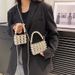 Mini Bag Celebrity Mini Pearl Bag Female New Style All Match Chain Small Bag Crossbody Handbag 14+16mm_viptrois.com
