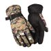 Pulse Warm Winter Thickened Fleece Anti-Slip Cycling Electric Bike Windproof Full-Finger Cotton Camouflage Gloves Outdoor Men_viptrois.com