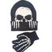 couple scarf hat set autumn and winter new sweet windproof men and women versal wool hat coldproof knitted hat versatile_viptrois.com