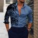 Men's Clothing New Men's Gradient 3D Printed Long Sleeved Shirt Men's Casual Shirt Men's Style_viptrois.com