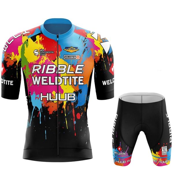 Men's Clothing Short Sleeved Mountain Bike Riding Suit Summer Slim Fitting Breathable Men's Riding Sports Suit_viptrois.com