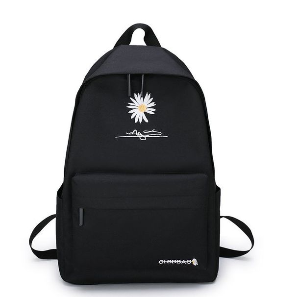 Trendy Large Capacity Waterproof Backpack For School & Travel - Lightweight Oxford Fabric With Anti-Theft Design, Floral Print, Adjustable Straps_viptrois.com