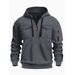 Men's Clothing Autumn And Winter Sweatshirt Casual Trend Zipper Pullover Sweatshirt Hoodie_viptrois.com