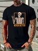 NEW LIMITED Skeleton Never Better Halloween Skeleton Funny On Hand T-Shirt Stylish Versatile Designer Clothes Summer Streetwear Stretched Unisex_viptrois.com