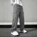 Men's Casual Cargo Pants New Exclusive Edition Sports Style Multi Pocket Long Gray_viptrois.com