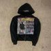 Cardigan Sweatshirt IN VERSAILLES Black Hoodie Versatile Casual Zipper Jacket_viptrois.com